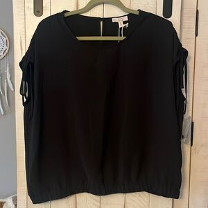 Como Vintage Black Blouse